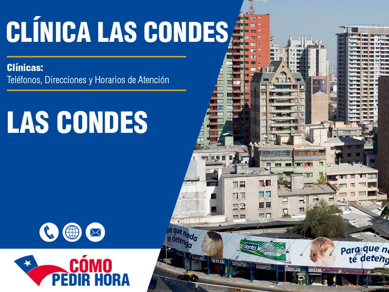 Sedes de la Clnica Las Condes en Las Condes - Telfonos y Horarios