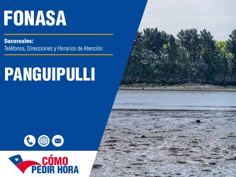 Sucursales del Fonasa en Panguipulli - Teléfonos y Horarios