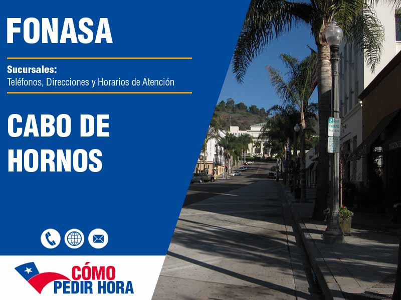 Sucursales del Fonasa en Cabo de Hornos - Telfonos y Horarios