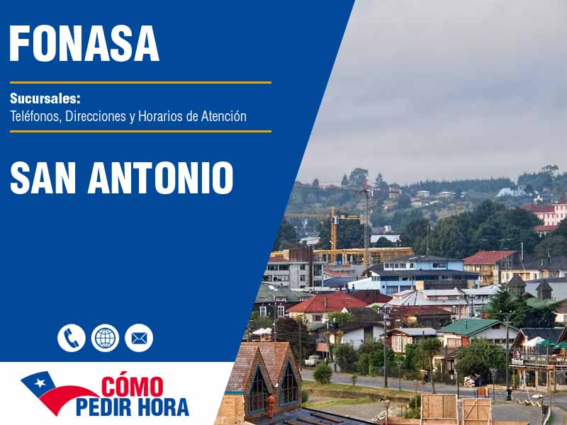 Sucursales del Fonasa en San Antonio - Telfonos y Horarios
