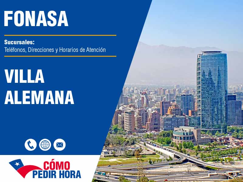 Sucursales del Fonasa en Villa Alemana - Telfonos y Horarios