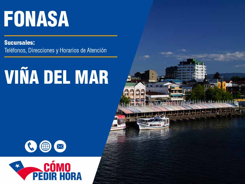 Sucursales del Fonasa en Viña del Mar - Telfonos y Horarios