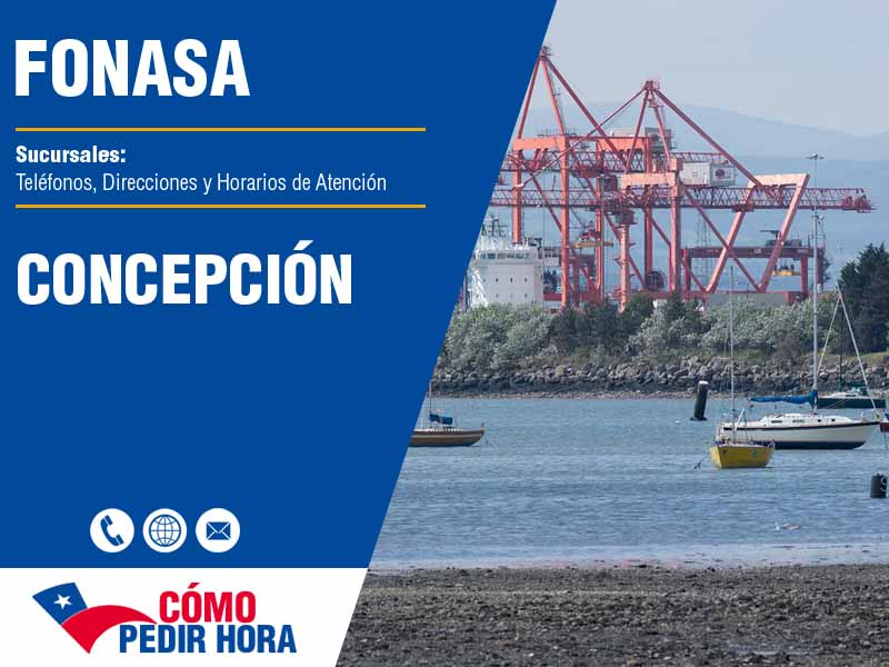 Sucursales del Fonasa en Concepción - Telfonos y Horarios
