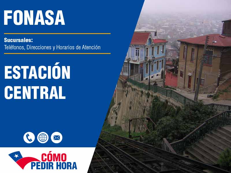 Sucursales del Fonasa en Estación Central - Telfonos y Horarios