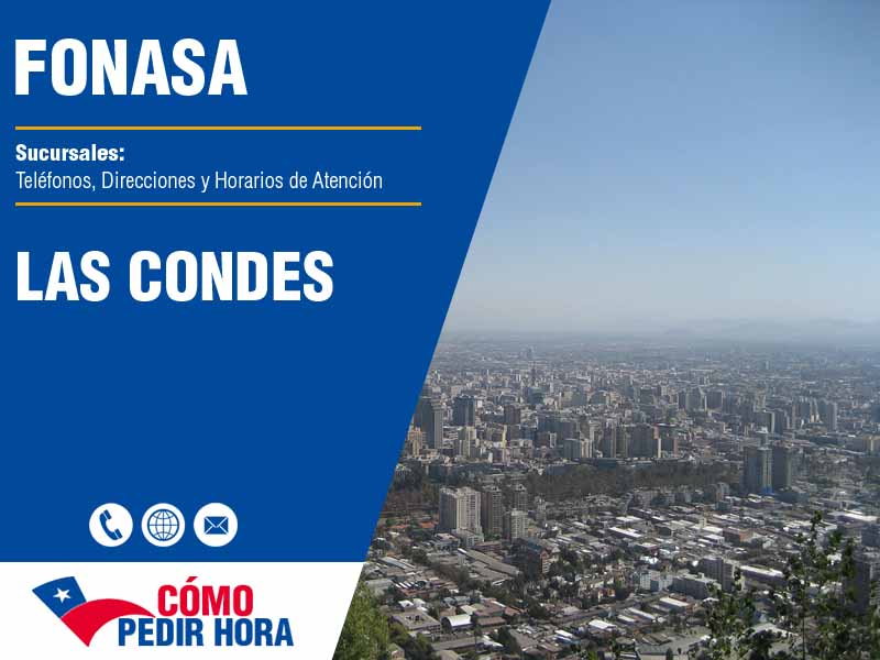 Sucursales del Fonasa en Las Condes - Telfonos y Horarios