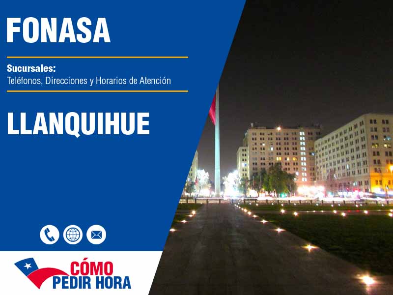 Sucursales del Fonasa en Llanquihue - Teléfonos y Horarios