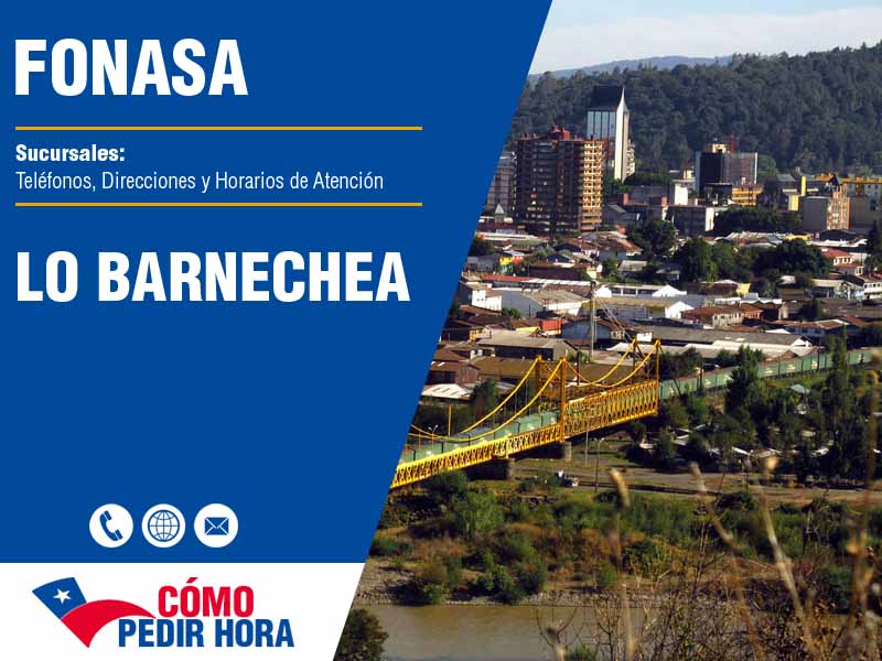 Sucursales del Fonasa en Lo Barnechea - Telfonos y Horarios