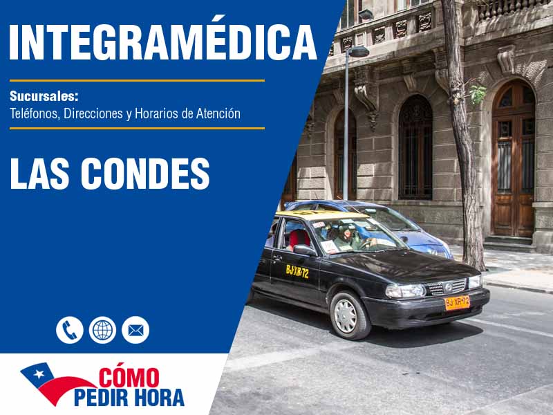 Sucursales de IntegraMdica en Las Condes - Telfonos y Horarios