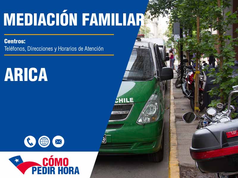 Centros de Mediacin Familiar en Arica - Telfonos y Horarios