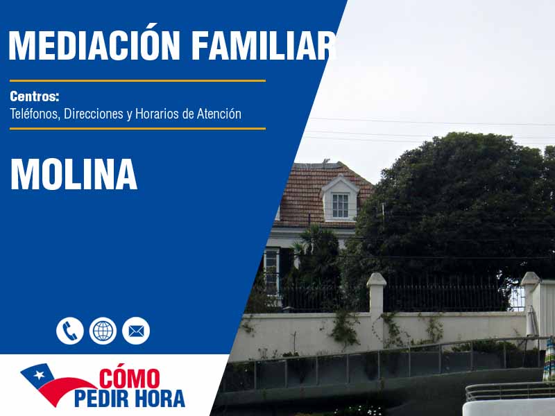 Centros de Mediacin Familiar en Molina - Telfonos y Horarios