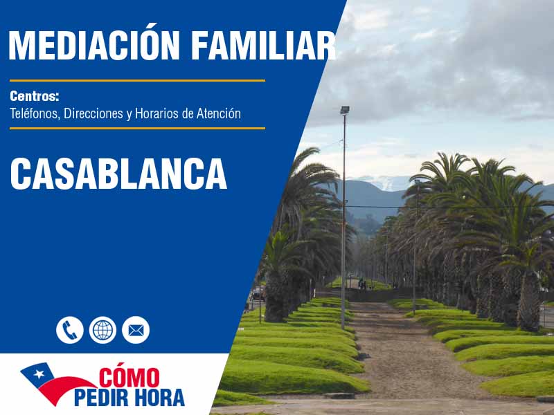 Centros de Mediacin Familiar en Casablanca - Telfonos y Horarios