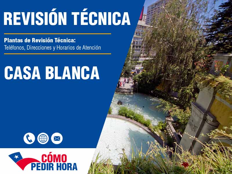 REVISIÓN TÉCNICA en Casa Blanca Valparaíso (Plantas, Teléfonos y