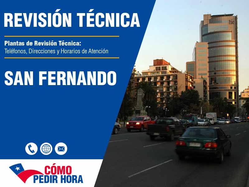 PRT San Fernando - Telfonos, Direcciones y Horarios