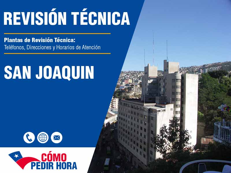 PRT San Joaquin - Telfonos, Direcciones y Horarios