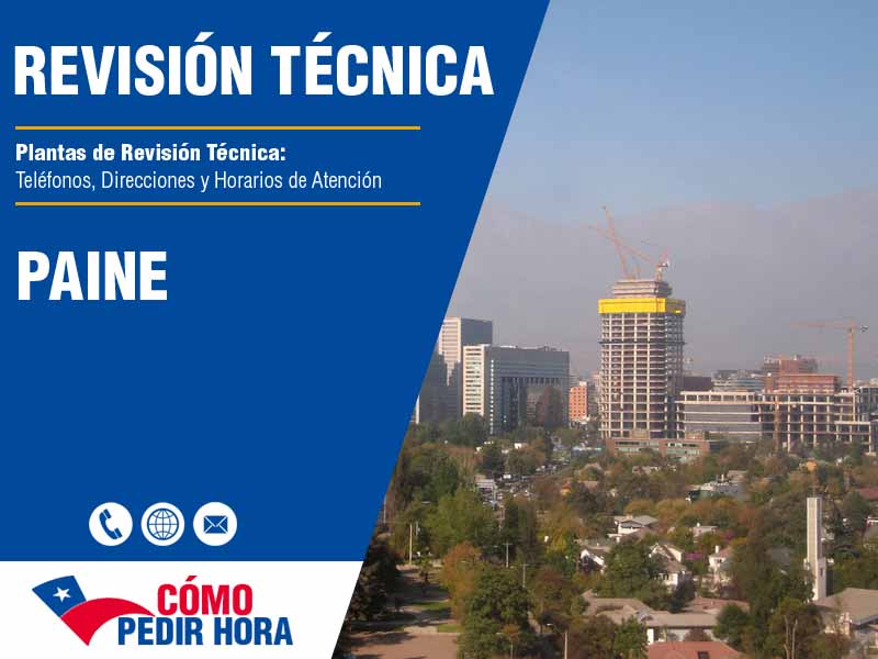 PRT Paine - Telfonos, Direcciones y Horarios