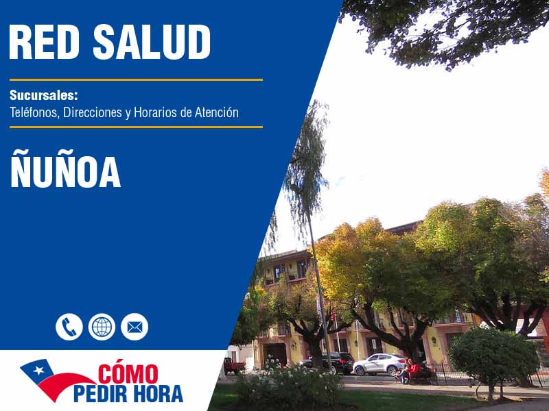 Sucursales de Red Salud en Ñuñoa - Teléfonos y Horarios
