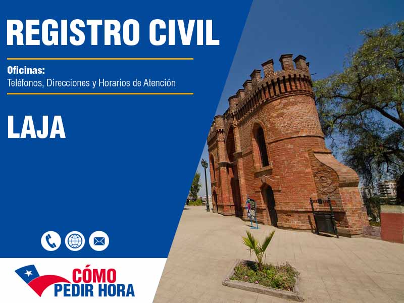Oficinas del Registro Civil en Laja - Telfonos y Horarios