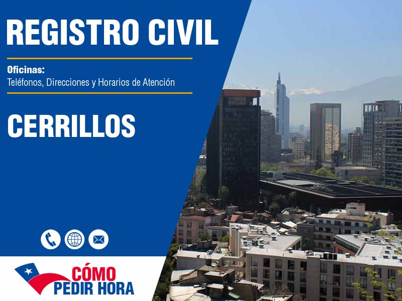 Oficinas del Registro Civil en Cerrillos - Telfonos y Horarios