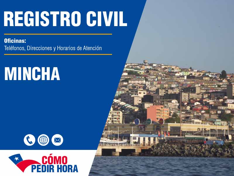 Oficinas del Registro Civil en Mincha - Teléfonos y Horarios