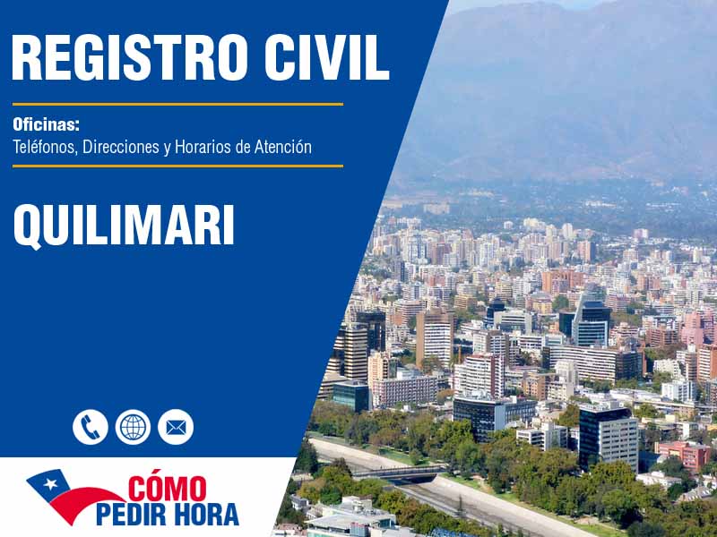 Oficinas del Registro Civil en Quilimari - Telfonos y Horarios