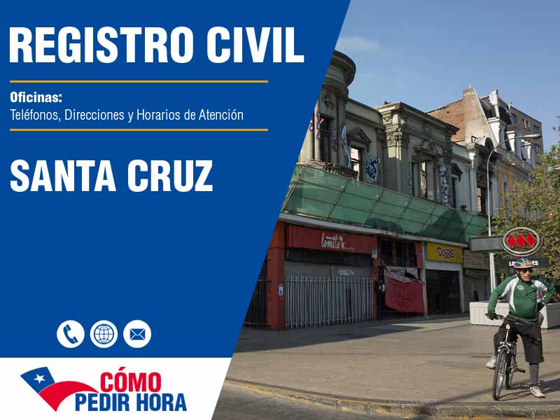 Oficinas del Registro Civil en Santa Cruz - Telfonos y Horarios