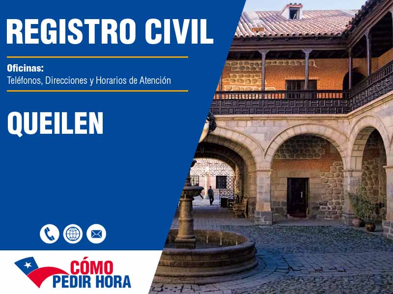 Oficinas del Registro Civil en Queilen - Telfonos y Horarios