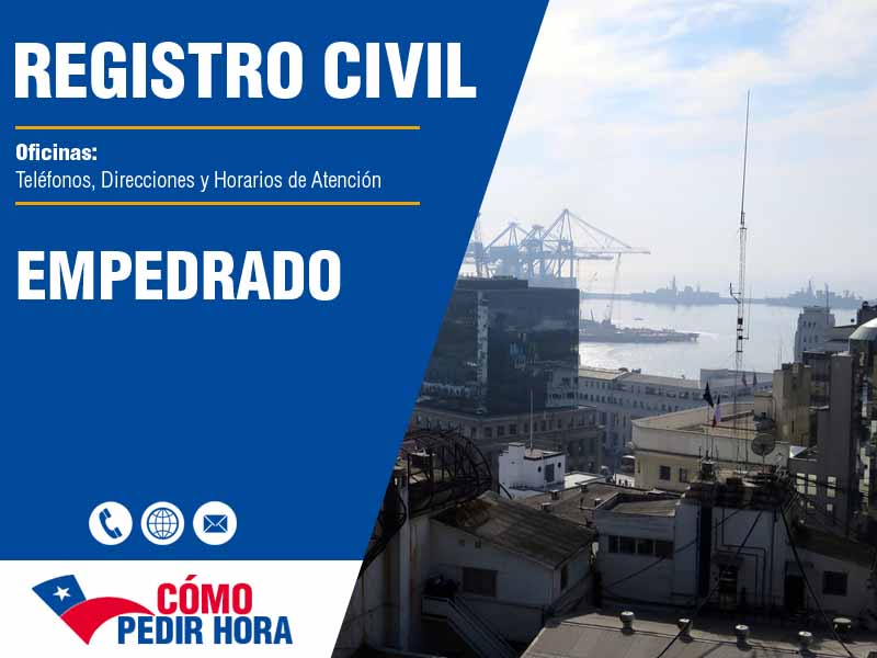 Oficinas del Registro Civil en Empedrado - Telfonos y Horarios