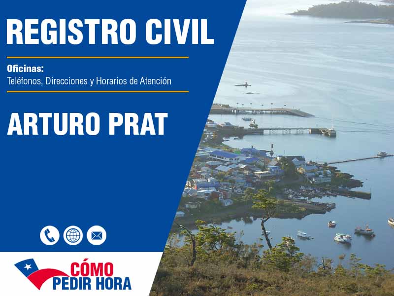 Oficinas del Registro Civil en Arturo Prat - Telfonos y Horarios