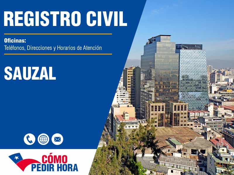 Oficinas del Registro Civil en Sauzal - Telfonos y Horarios