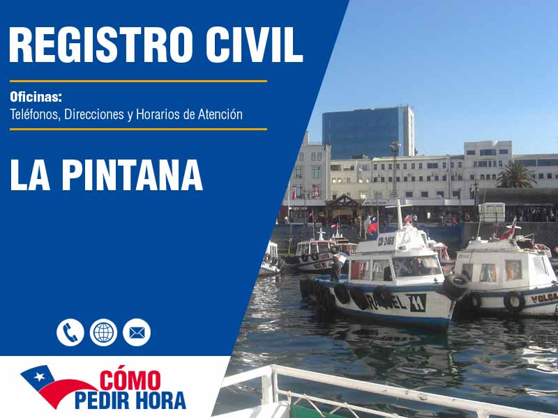 Oficinas del Registro Civil en La Pintana - Telfonos y Horarios