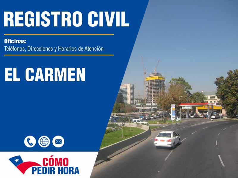 Oficinas del Registro Civil en El Carmen - Tel�fonos y Horarios