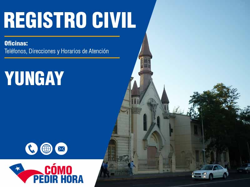 Oficinas del Registro Civil en Yungay - Telfonos y Horarios