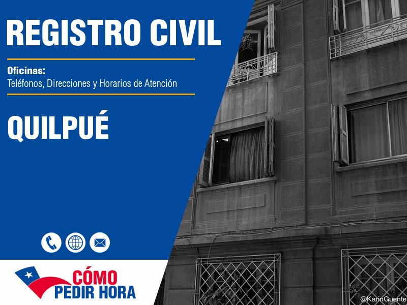 Oficinas del Registro Civil en Quilpué - Telfonos y Horarios