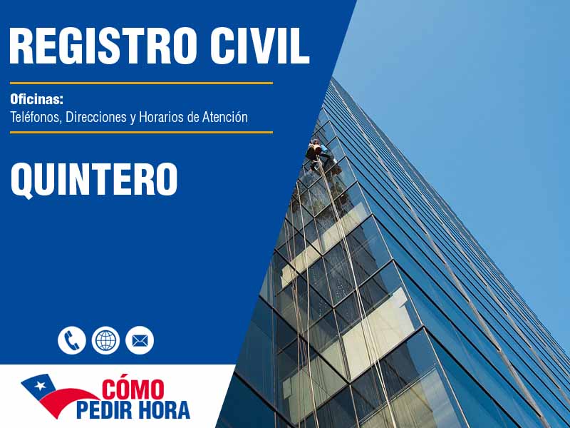 Oficinas del Registro Civil en Quintero - Telfonos y Horarios