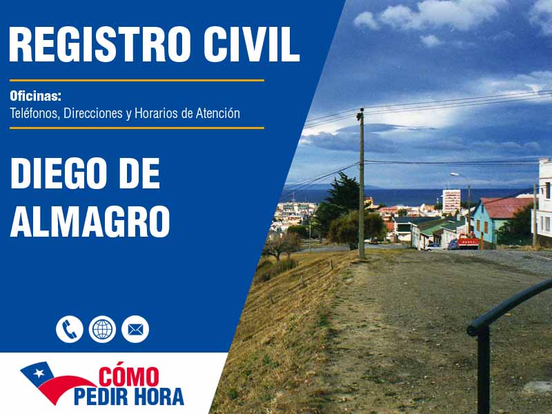 Oficinas del Registro Civil en Diego de Almagro - Telfonos y Horarios